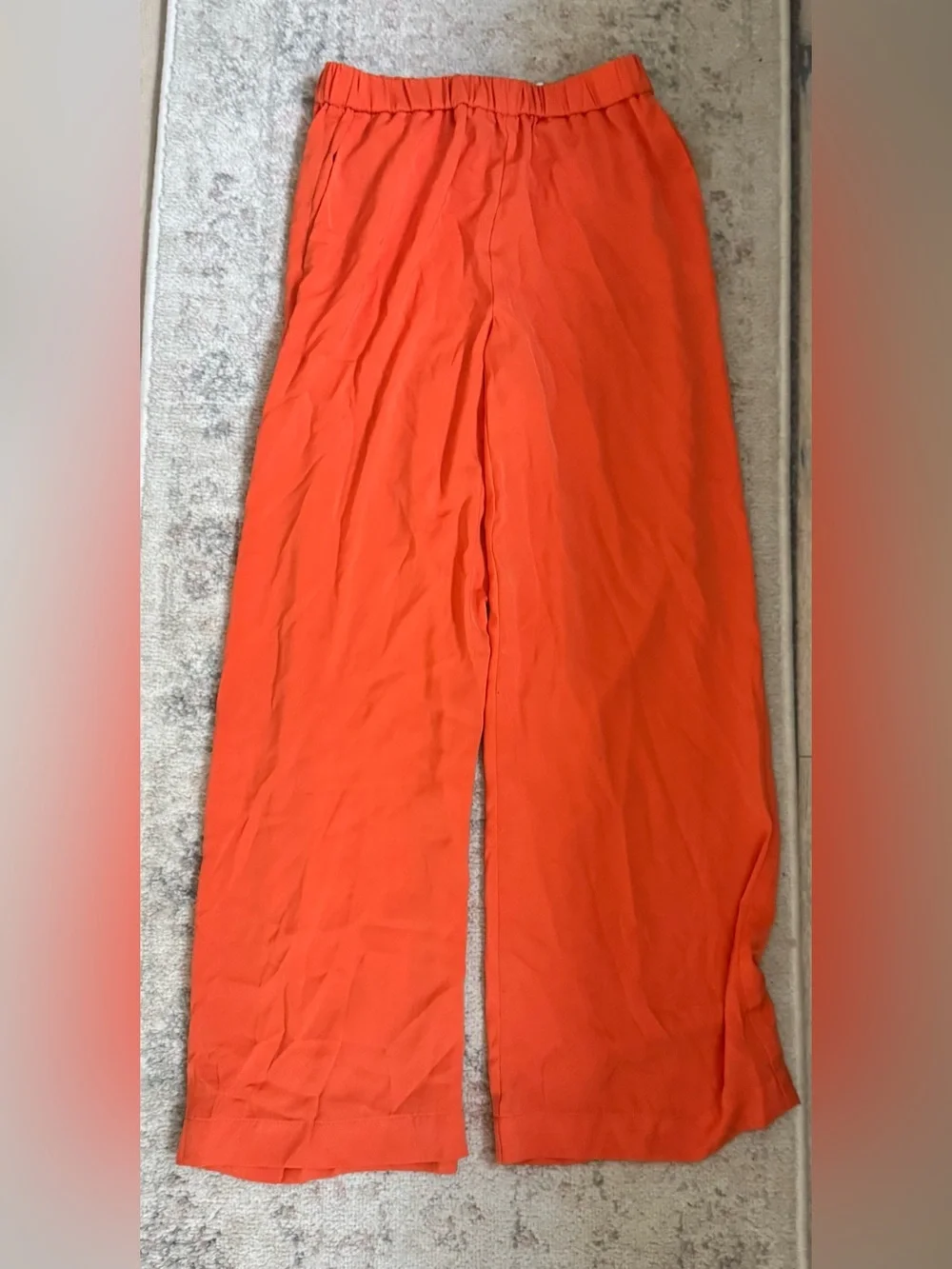 Michael Kors Orange Wide Leg Pull On Pants Women’s S